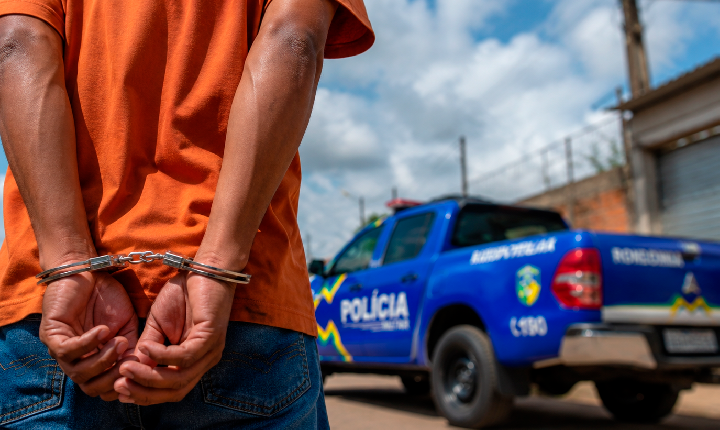 SUSPEITO DE FURTO DE FIAÇÃO É PRESO EM FLAGRANTE PELA POLÍCIA MILITAR