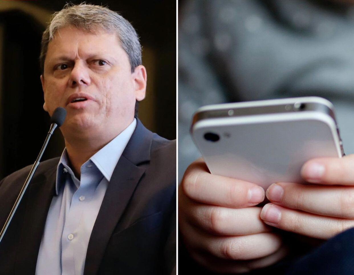 Tarcísio sanciona lei que proíbe celulares em escolas de São Paulo