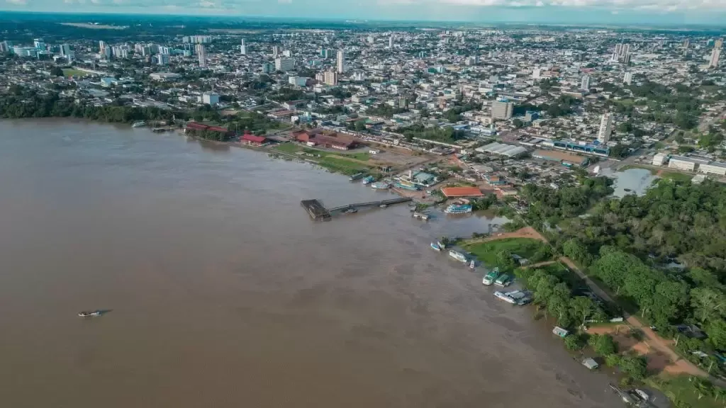Porto Velho declara Estado de Alerta de Emergência devido à elevação crítica da cota do rio Madeira