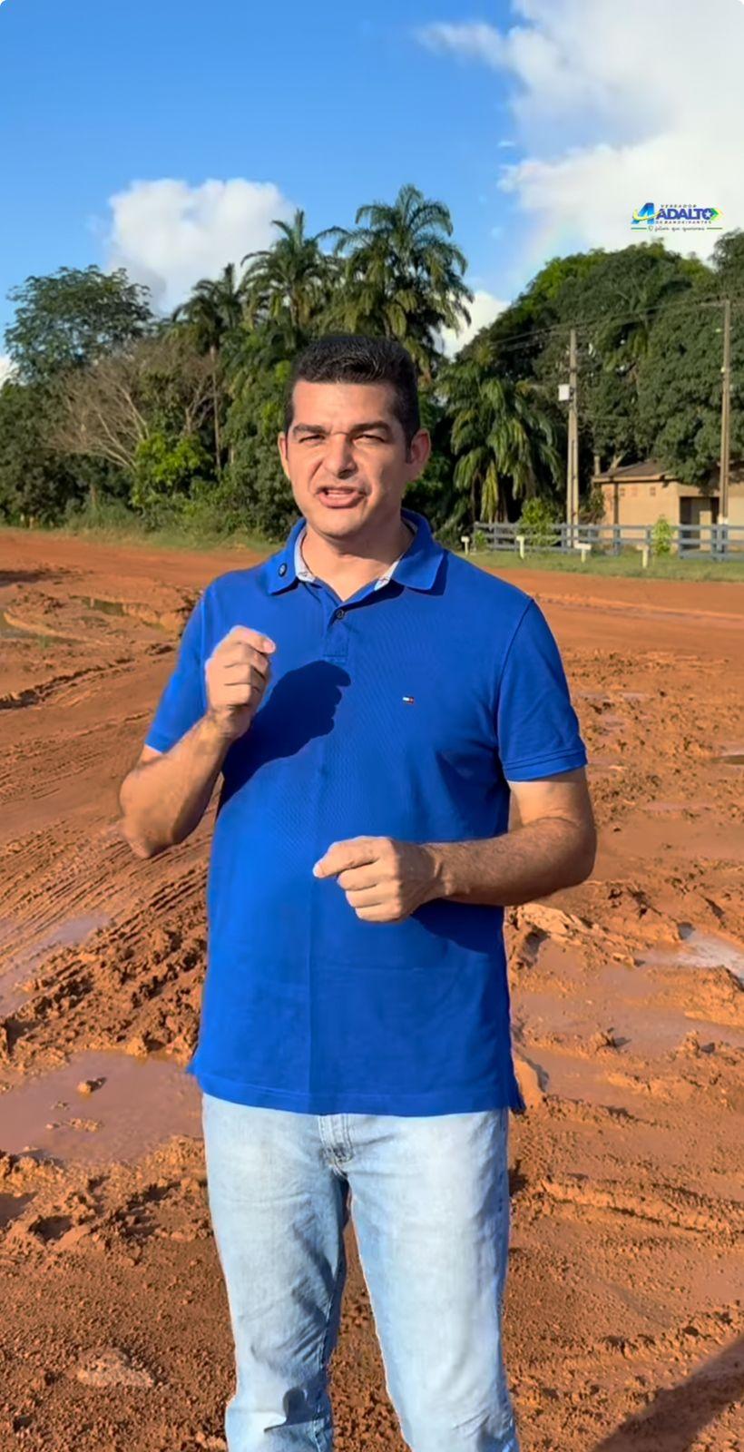 Vereador Adalto Bandeirantes Cobra Providências Urgentes para as Estradas de Porto Velho