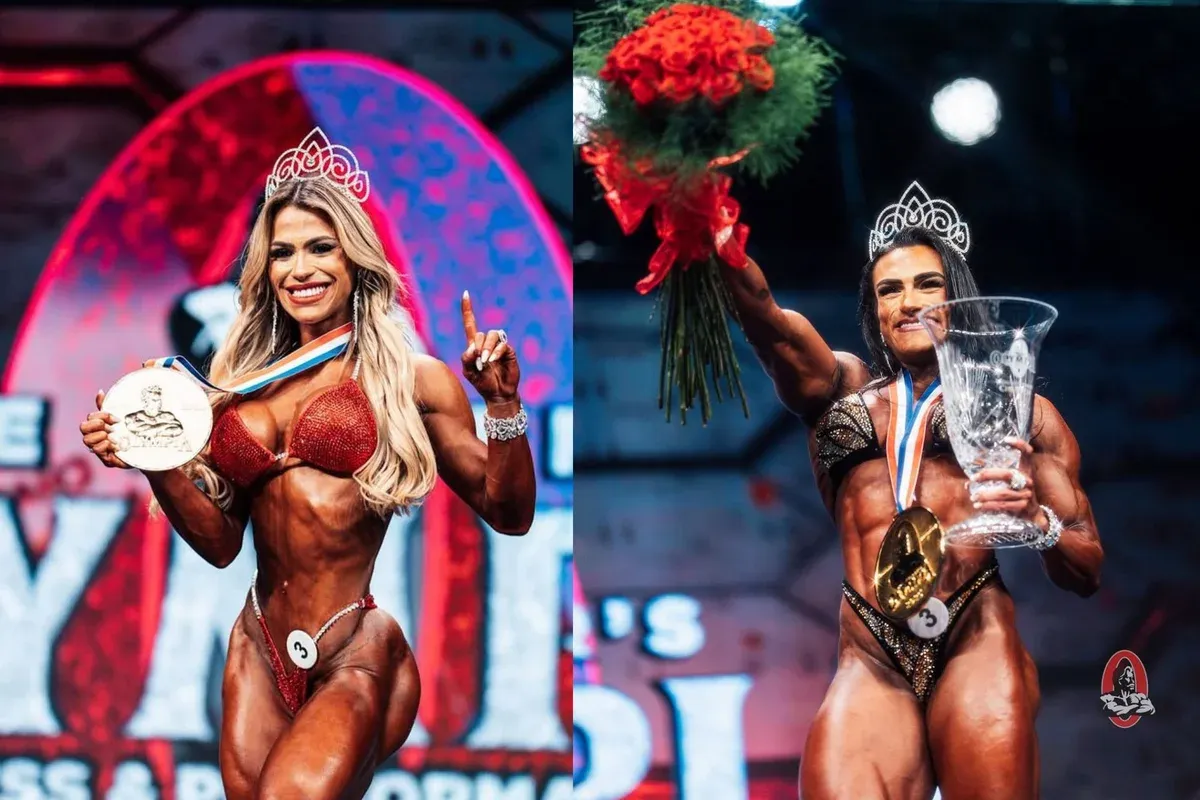 Fisiculturistas brasileiras conquistam duas categorias do Mr. Olympia 2024