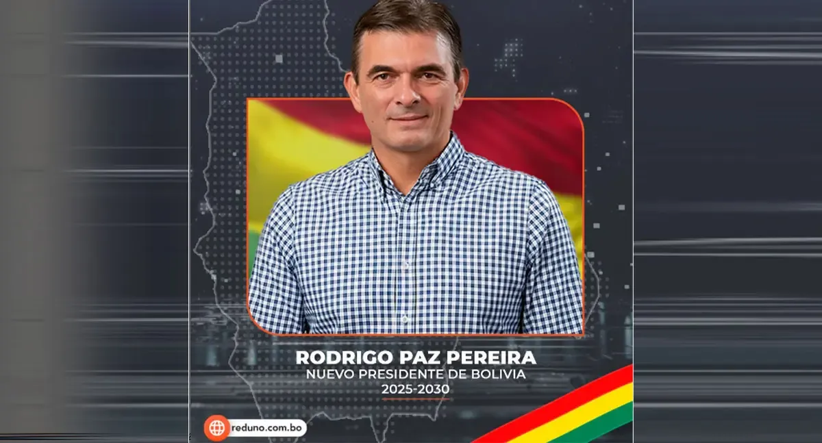 Rodrigo Paz, do PDC, é o novo presidente da Bolívia, eleito com 54,53% dos votos