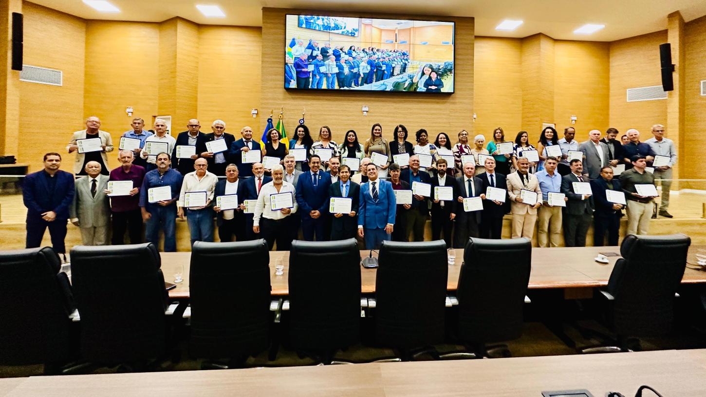 Eyder Brasil condecora profissionais do Crea-RO