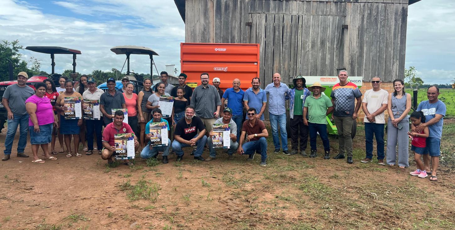 Ismael Crispin conclui entregas de 2025 com apoio à produção rural em São Miguel do Guaporé