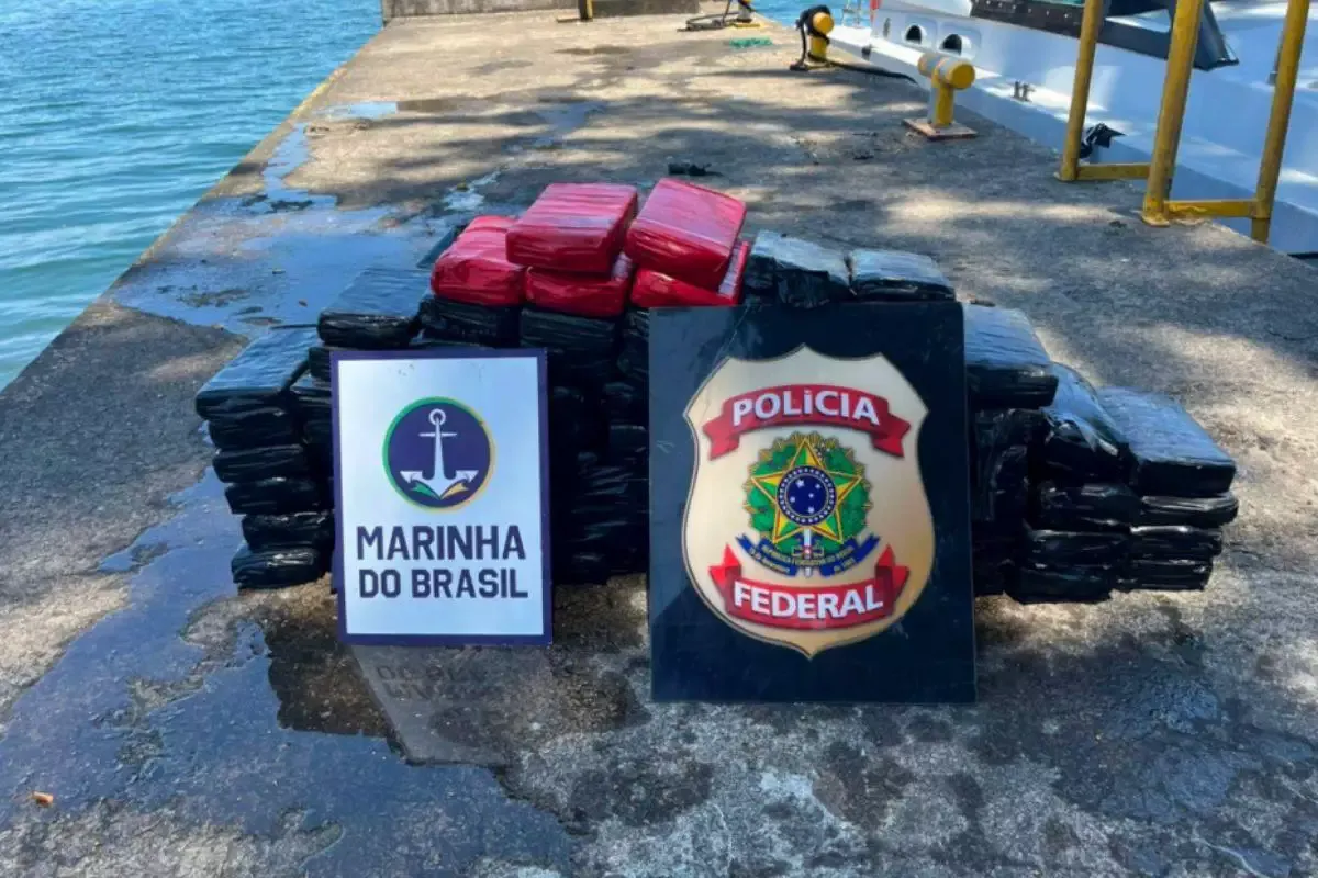 PF apreende cerca de 100 kg de cocaína no Porto de Santos