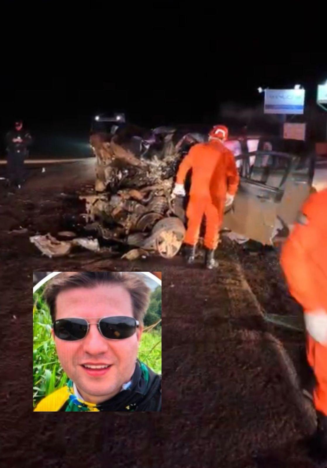 Fatal:Engenheiro agrônomo morre na BR-364 ao voltar para casa; deixa dois filhos pequenos