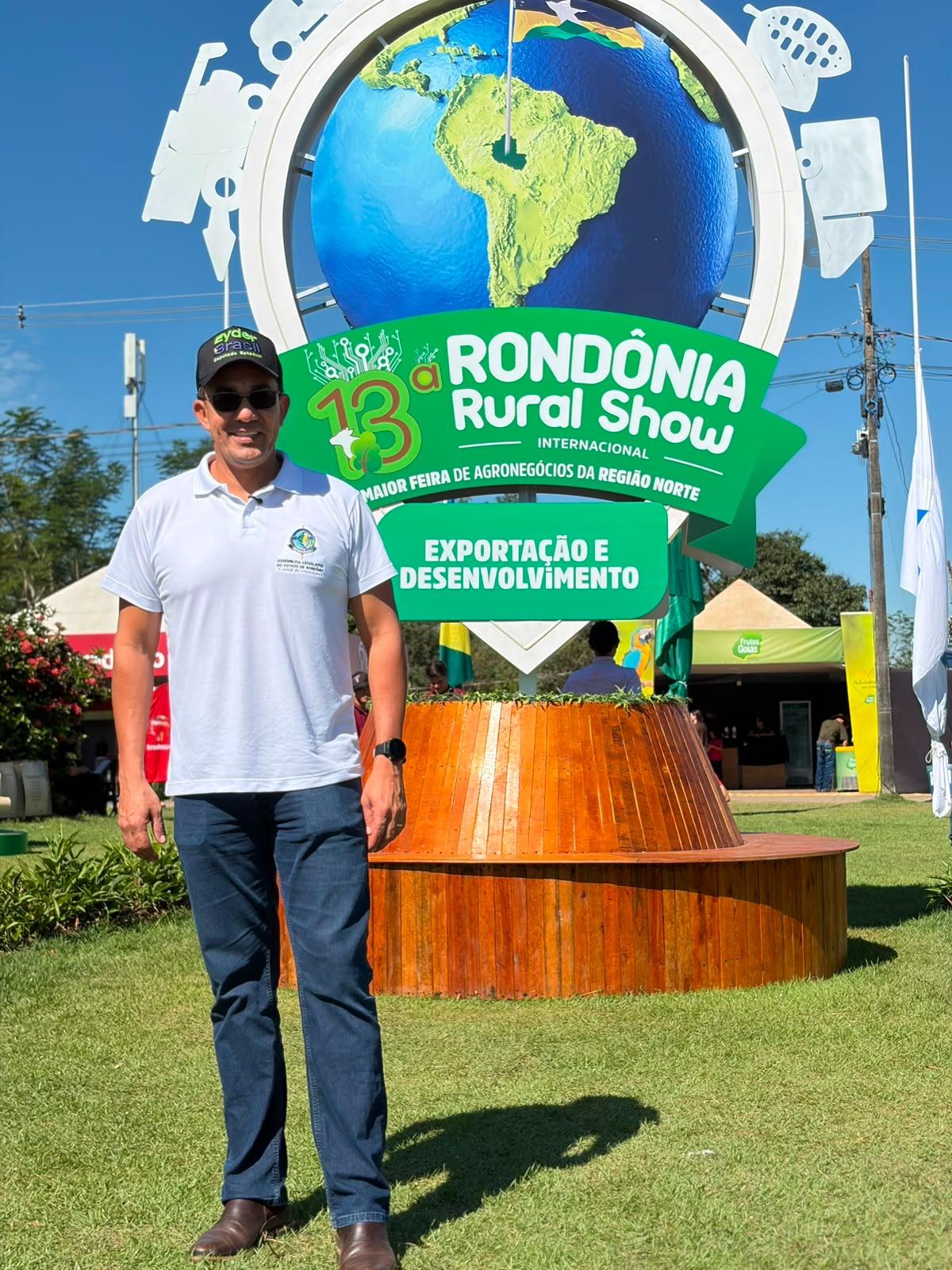 Eyder Brasil participa da 13ª Rondônia Rural Show e destaca importância do agro para o desenvolvimento do estado