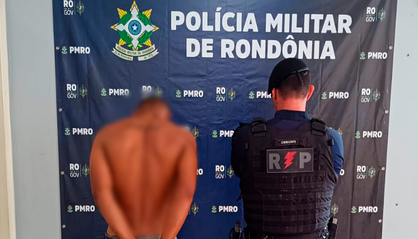 JI-PARANÁ – INDIVÍDUO É PRESO PELA PM APÓS FURTAR CELULAR EM RESIDÊNCIA ONDE RECEBEU AJUDA
