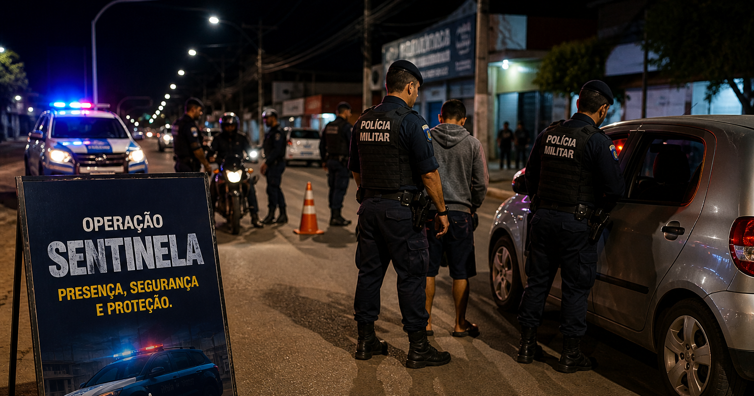 Operação Sentinela intensifica abordagens e reforça combate à criminalidade em 2026