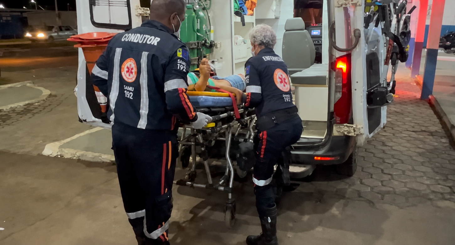 Mulher sofre fratura em grave acidente na BR-364
