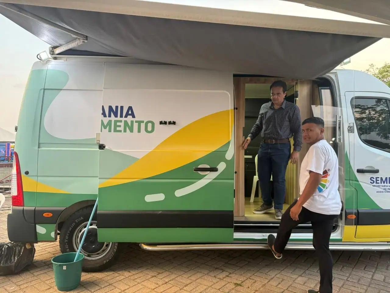 Prefeitura de Porto Velho oferece atendimento do CadÚnico na Agrotec com Unidade Móvel na Estrada de Ferro Madeira-Mamoré