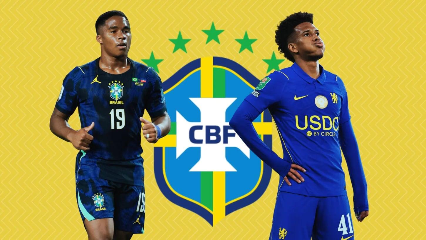 A convocação de Endrick e Estêvão pode ser afetada pela pouca utilização nos clubes? Analisamos