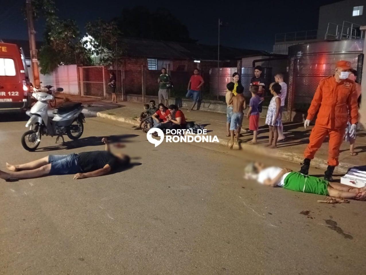 Acidente na Avenida Amazonas resulta em fratura exposta em mulher