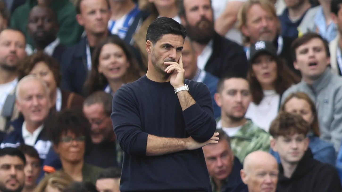 Arteta reflete sobre a pesada derrota do Arsenal para o Brighton