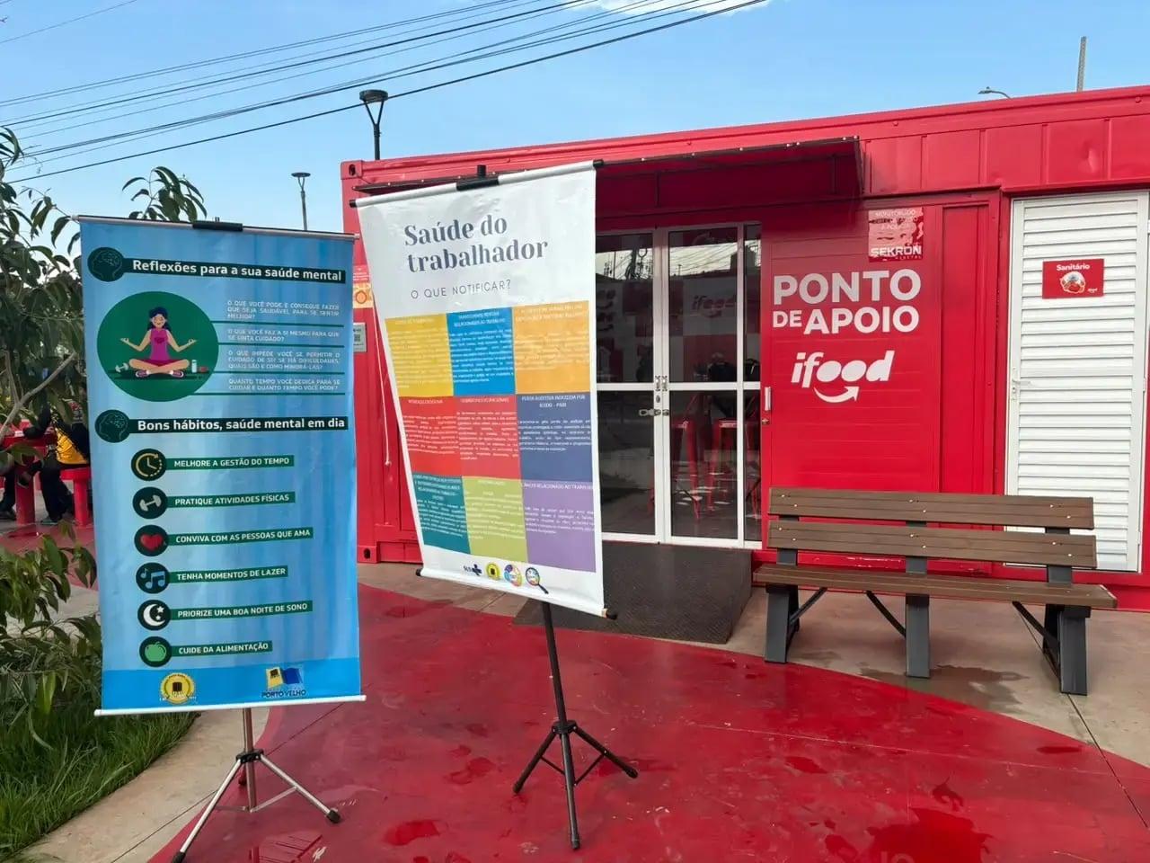 Atendimento de saúde é levado pelo Cerest aos entregadores de aplicativo em Porto Velho