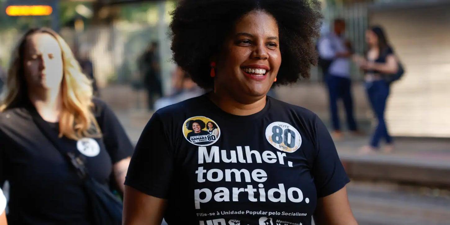 Candidata Samara Martins sugere aumento do salário mínimo e implantação da escala 4x3