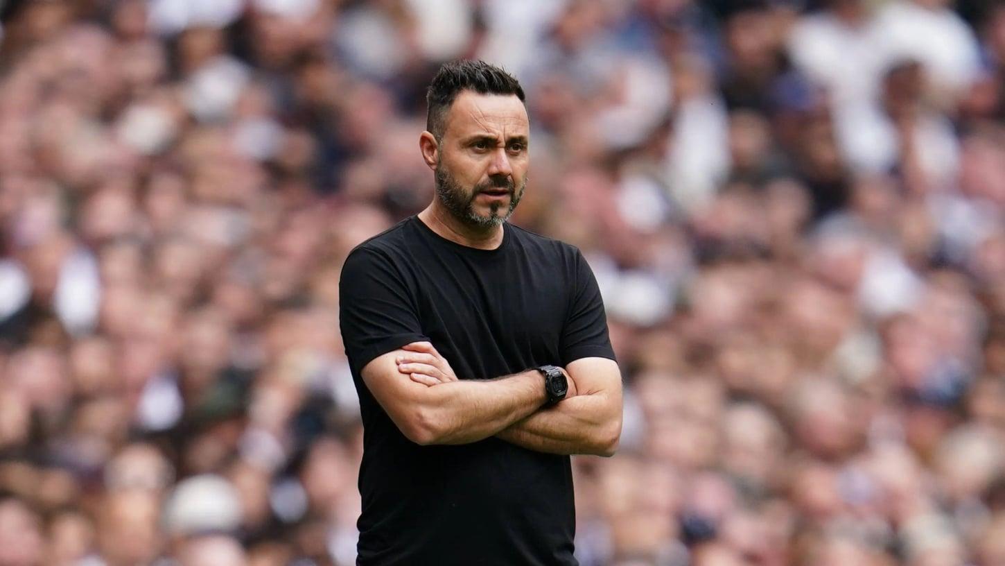 De Zerbi: 'Não podemos afirmar que tudo está péssimo no Tottenham'
