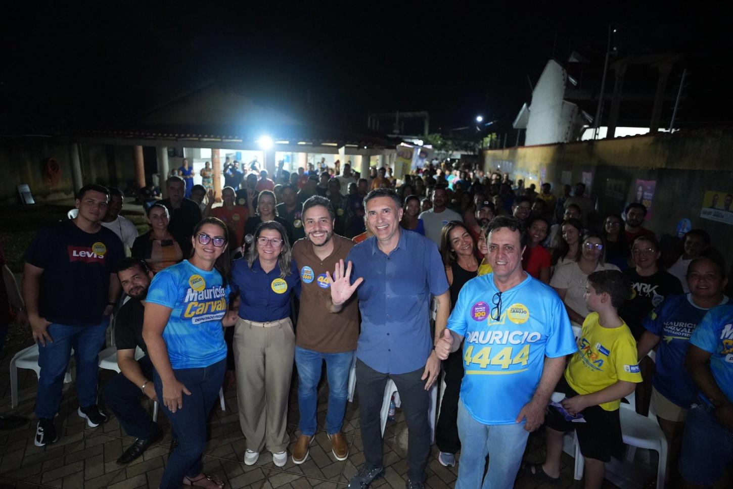 Em Pimenta Bueno, Maurício Carvalho reúne apoiadores e destaca força do interior de Rondônia