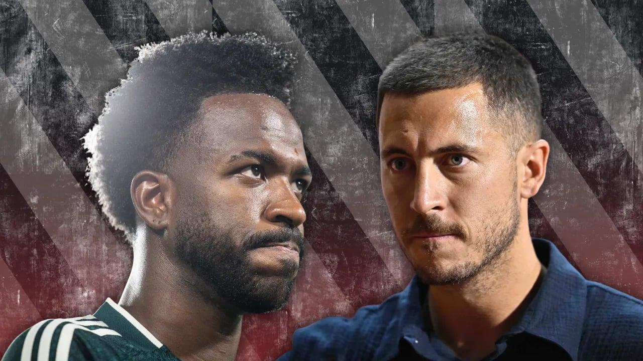 Hazard manifesta apoio a Vinícius Jr no Real Madrid