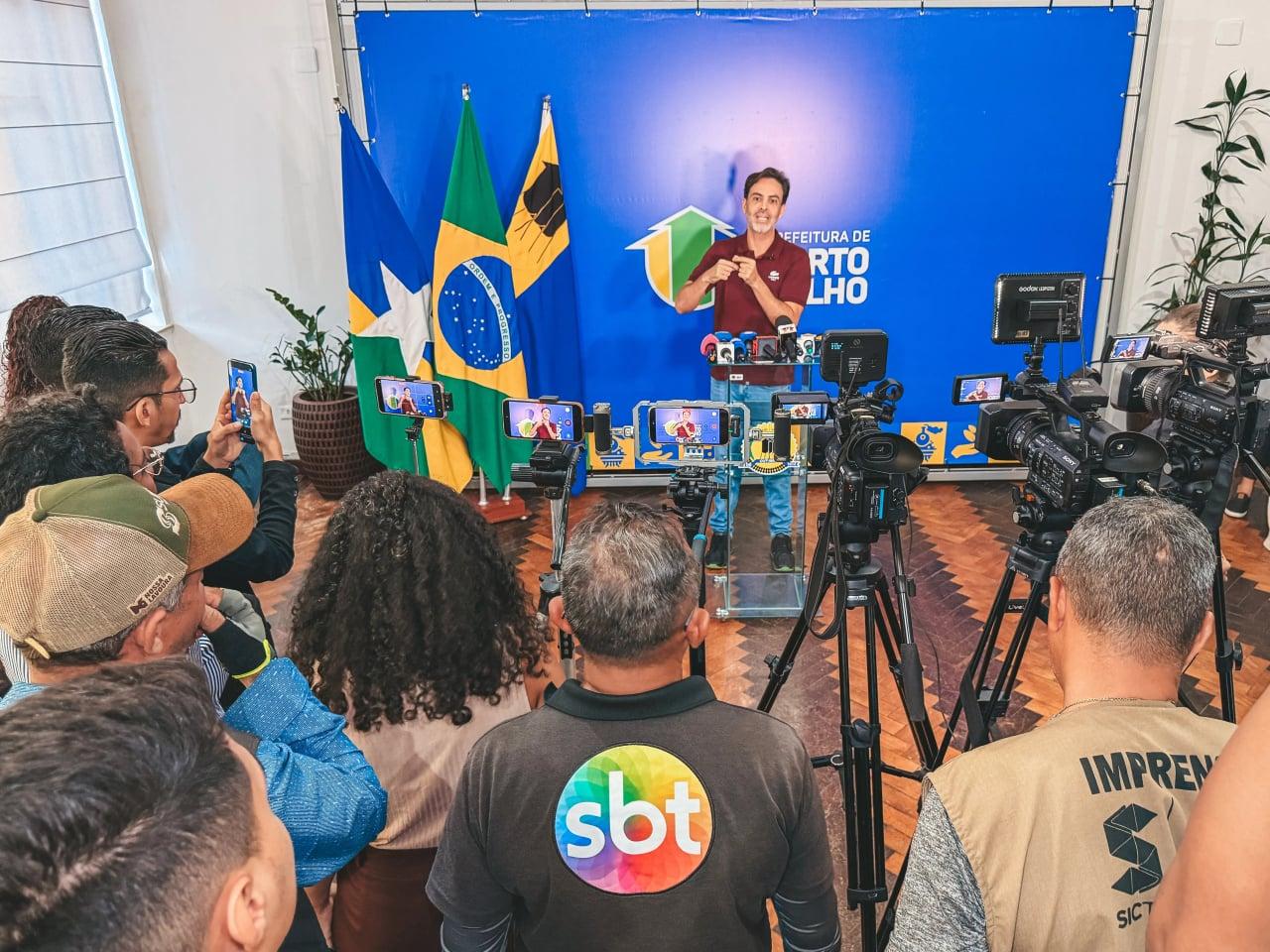 Início das festividades pelos 112 anos de Porto Velho é marcado por coletiva
