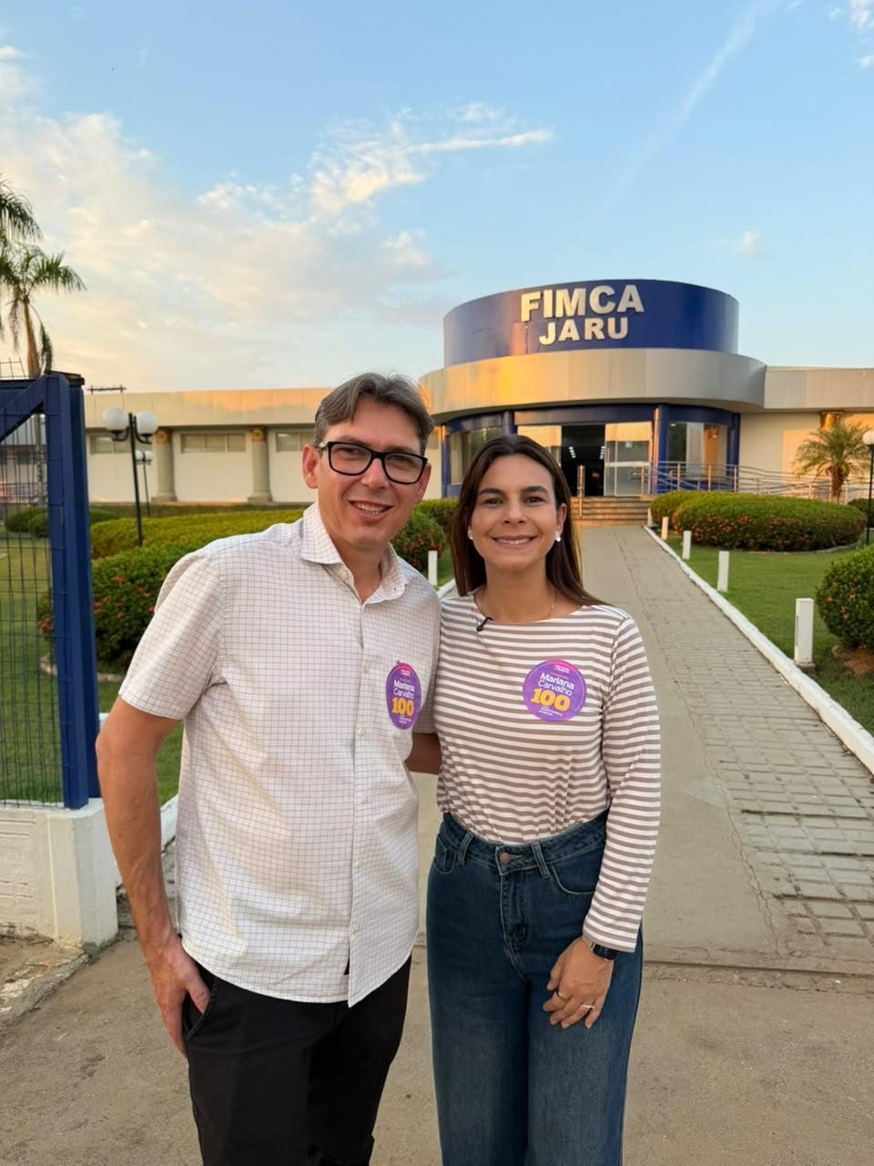Mariana Carvalho recebe apoio do prefeito Jeverson Lima em Jaru