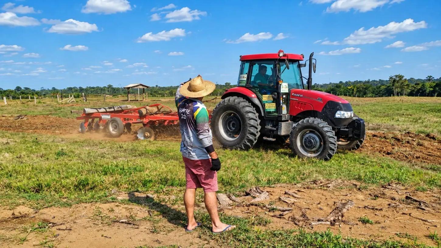 Porteira Adentro prepara terrenos para novos cultivos na zona rural de Porto Velho