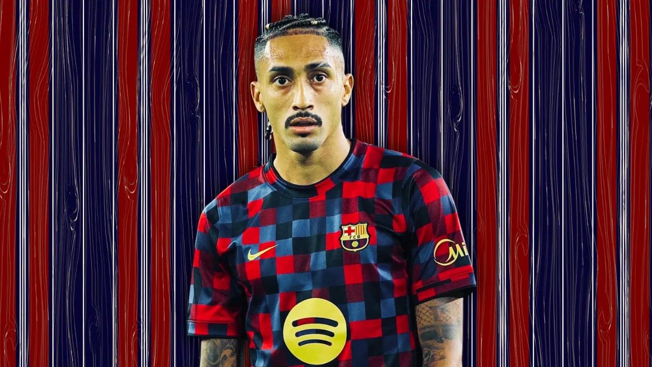 Substituições possíveis para Raphinha no Barcelona após nova contusão