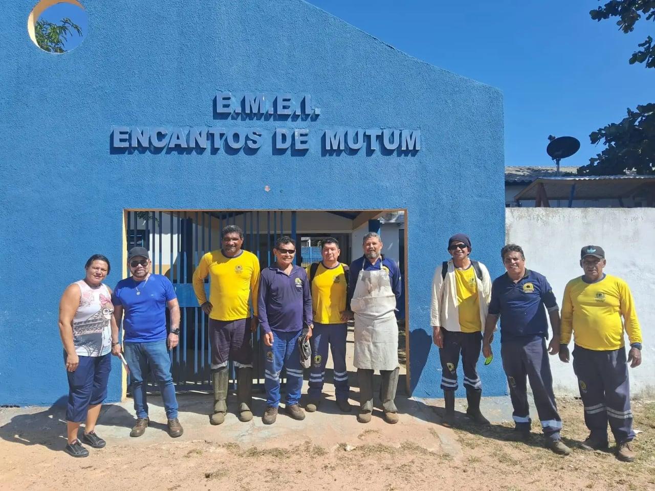 Avanço na normalização do abastecimento de água em escolas de Nova Mutum após troca de bomba