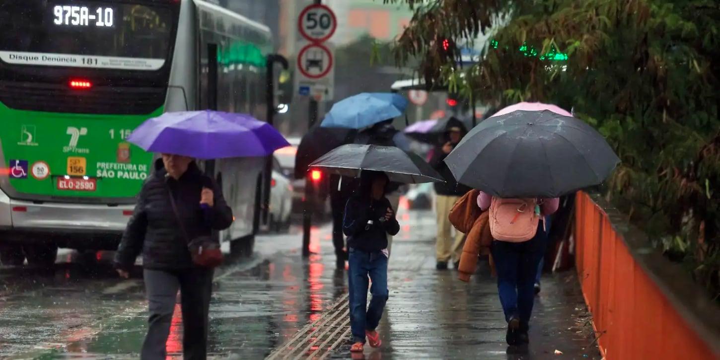 Eleição no estado de São Paulo será marcada por chuvas intensas neste fim de semana