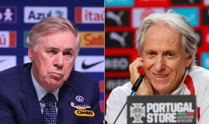 Ancelotti deve ter uma visão diferente sobre Brasil x Noruega, acredita Jorge Jesus