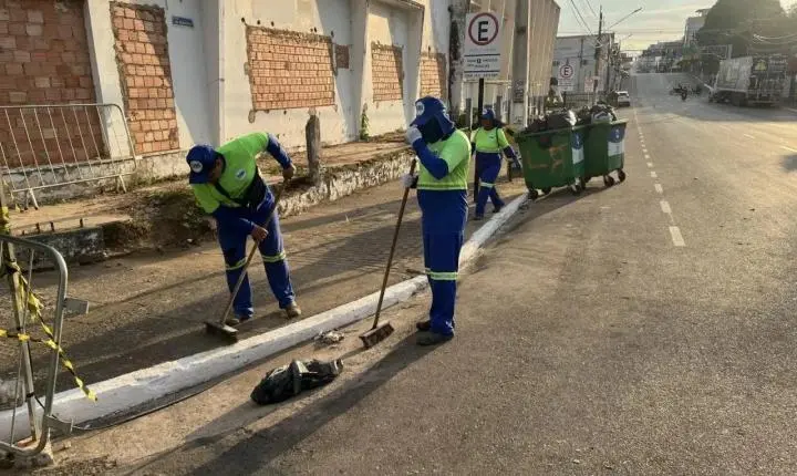 Cerca de 100 trabalhadores atuam na operação de limpeza durante o 112º aniversário de PVH