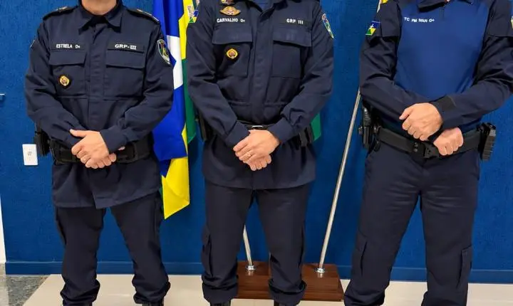 CORONEL DIEGO BATISTA CARVALHO DEIXA COMANDO REGIONAL DE POLICIAMENTO III E CORONEL CARLOS CARVALHO ESTRELA ASSUME COMANDO NO CONE-SUL DE RONDÔNIA
