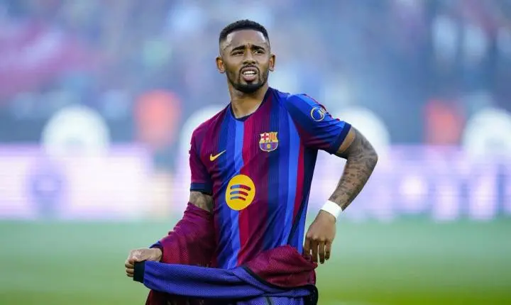 Gabriel Jesus brilha ao substituir Raphinha no Barcelona em jogo contra Getafe