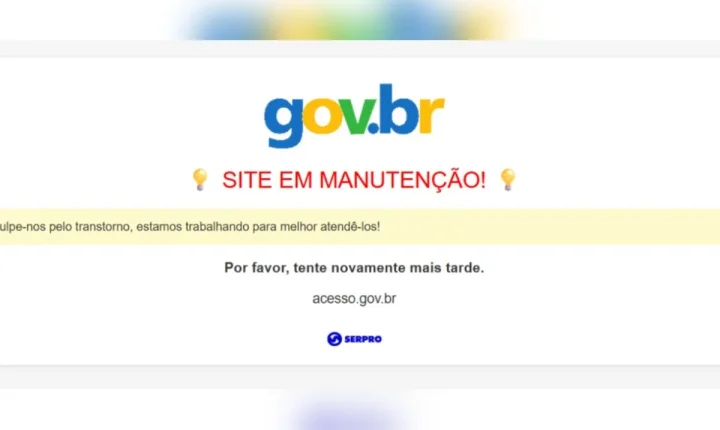 Gov.br registra instabilidade e afeta acesso a serviços nesta segunda-feira
