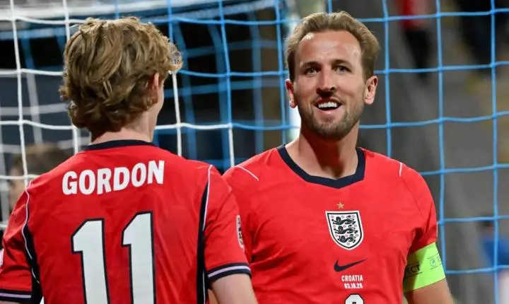 Inglaterra impõe 7 a 0 sobre a Croácia com atuação de Kane e Bellingham, mas Data Fifa é diferente