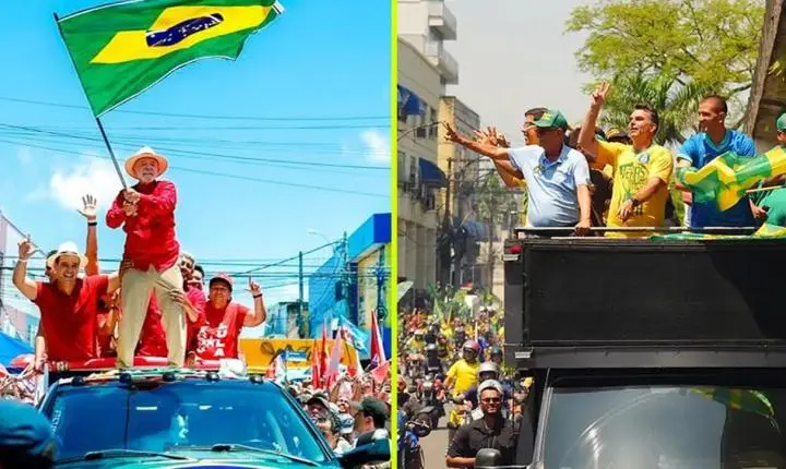 Lula realiza comício em Natal enquanto Flávio participa de moto-carreata no Rio