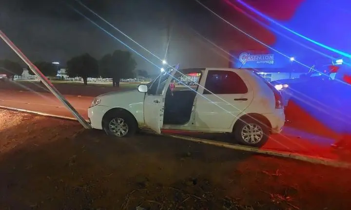 PM recupera carro roubado após perseguição em Vilhena