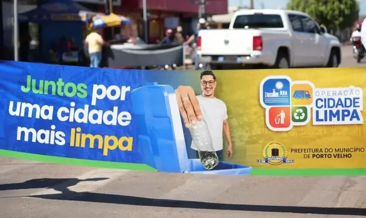 Prefeitura de Porto Velho avança em projetos de limpeza após um ano de serviços